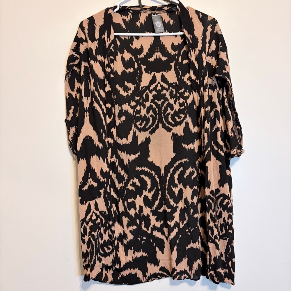 Vince Camuto Black and Tan Cardigan - Picture 4 of 7